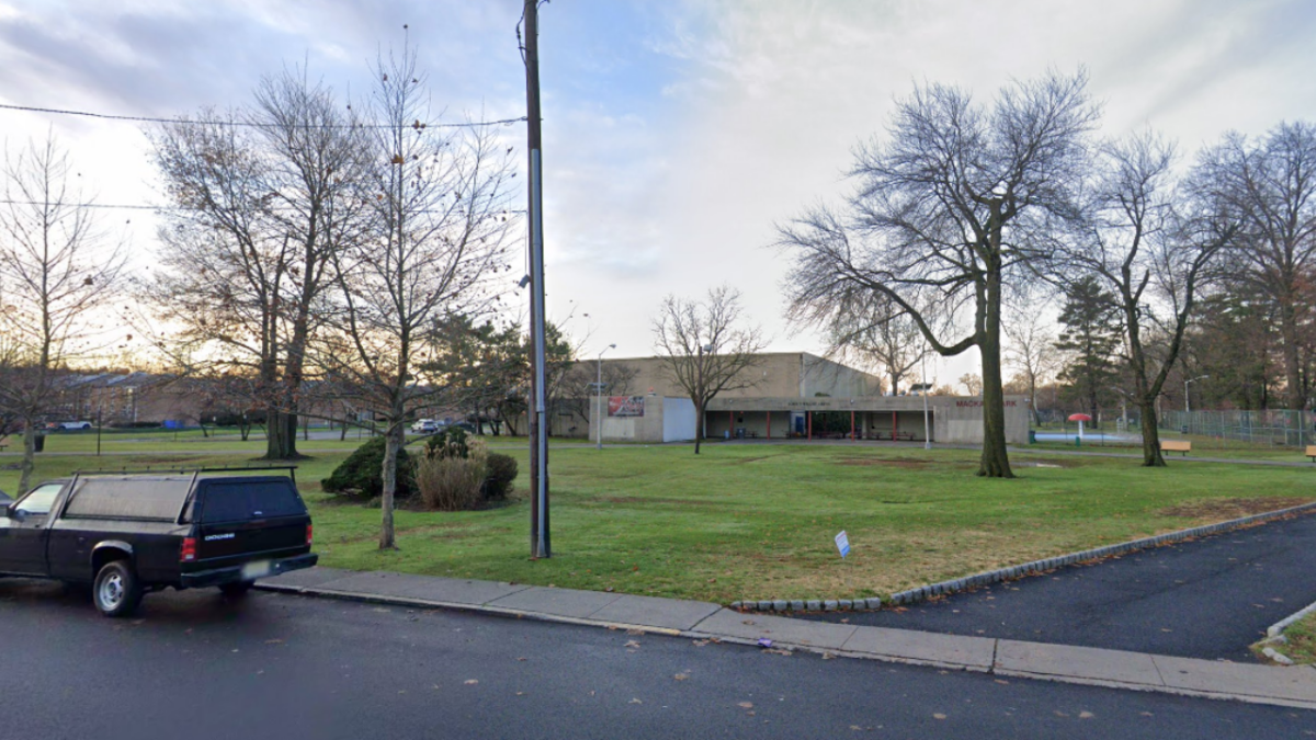 Exterior view of the Mackay Ice Rink Englewood, NJ